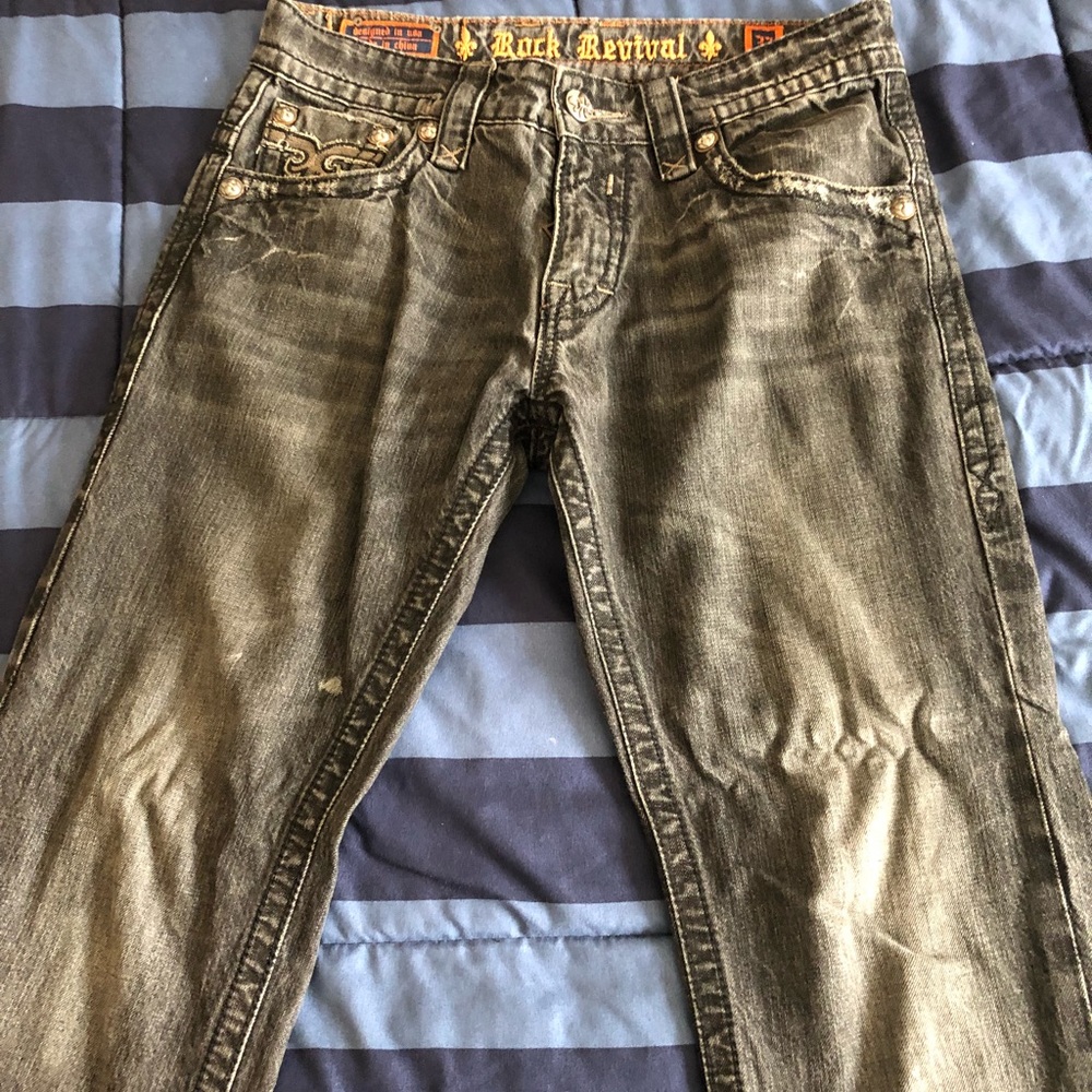 Men Rock Revival Jeans